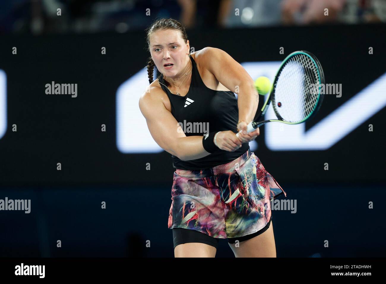 Jule Niemeier (GER), Emotion, Australian Open 2023, Melbourne Park, Melbourne, Victoria, australienne Banque D'Images