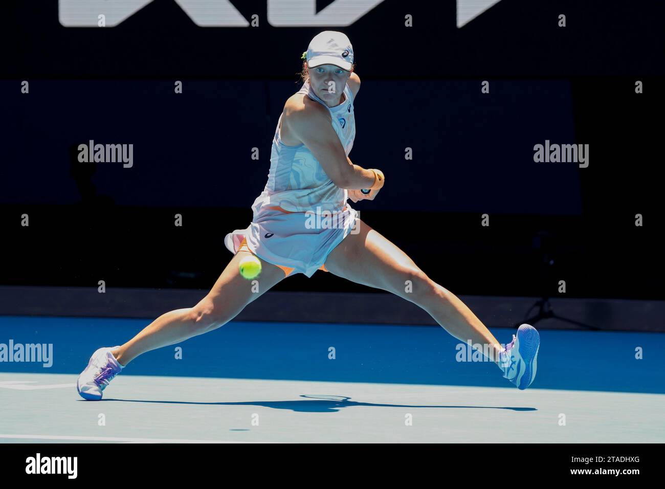 IgA Swiatek, Australian Open 2023, Melbourne Park, Melbourne, Victoria, australien Banque D'Images