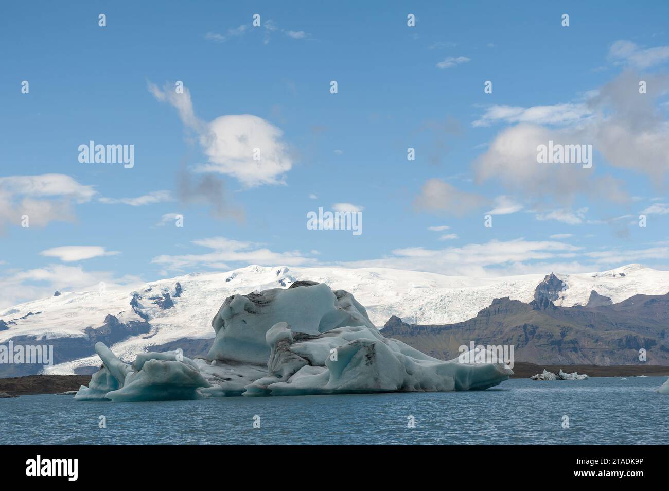 Jökulsárlón, parc national de Vatnajökull, Islande Banque D'Images