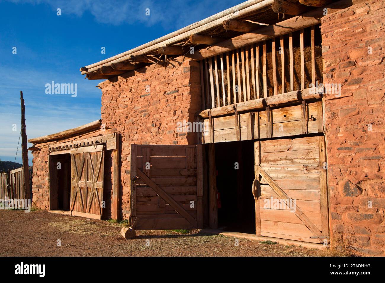 Grange, Hubbell Trading Post National Historic Site, Arizona Banque D'Images