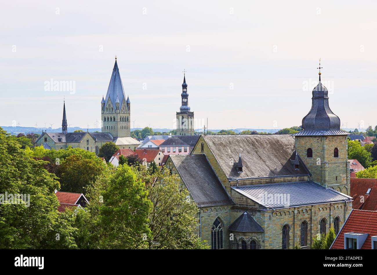 Blick auf die Soester Kirchen in Soest, Kreis Soest, NRW, - crédit : Fotografie Sarah Bömer Banque D'Images