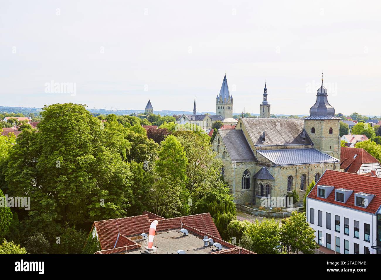 Blick auf die Soester Kirchen in Soest, Kreis Soest, NRW, - crédit : Fotografie Sarah Bömer Banque D'Images