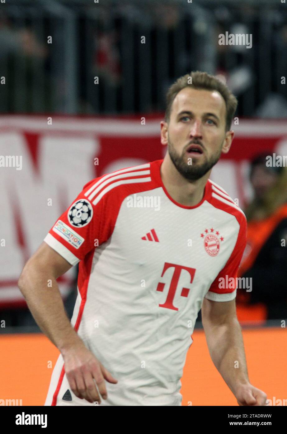 Munich, Allemagne. 29 novembre 2023. MUNICH, Allemagne 29. 2023 novembre ; Harry KANE en action lors du match de football de Ligue des champions entre le FC Bayern et le FC COPENHAGUE à Munich à l'Allianz Arena le mercredi 29 novembre. - Photo pour la presse ; photo par Arthur THILL/ATP images (THILL Arthur/ATP/SPP) crédit : SPP Sport Press photo. /Alamy Live News Banque D'Images