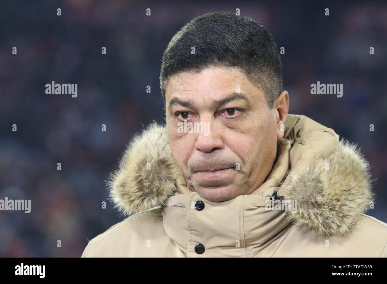 Munich, Allemagne. 29 novembre 2023. MUNICH, Allemagne 29. Novembre 2023 ; Giovane Elber, du Brésil, considérée comme experte de la télévision lors du match de football de Ligue des champions entre le FC Bayern et le FC COPENHAGUE à Munich à l'Allianz Arena le mercredi 29 novembre. - Photo pour la presse ; photo par Arthur THILL/ATP images (THILL Arthur/ATP/SPP) crédit : SPP Sport Press photo. /Alamy Live News Banque D'Images