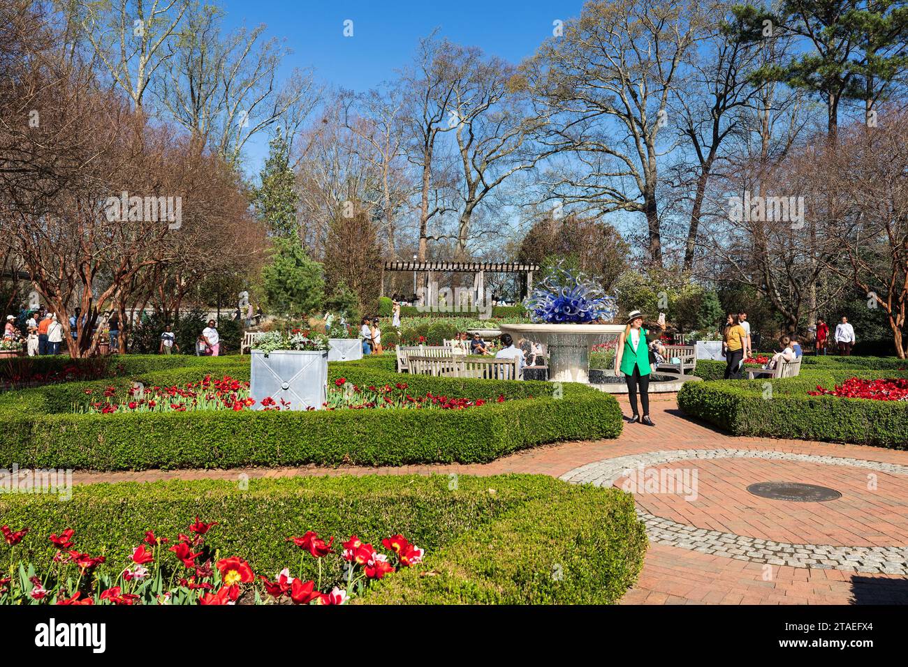 États-Unis, Géorgie, Atlanta, jardin botanique Banque D'Images