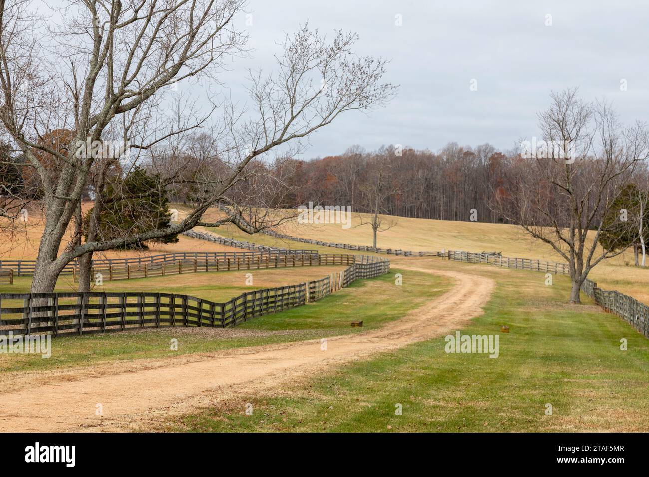 Appomattox, Virginie - Appomattox court House National Historical Park, site de la reddition du général Robert E. Lee au général Ulysses S. Grant en 1865 Banque D'Images