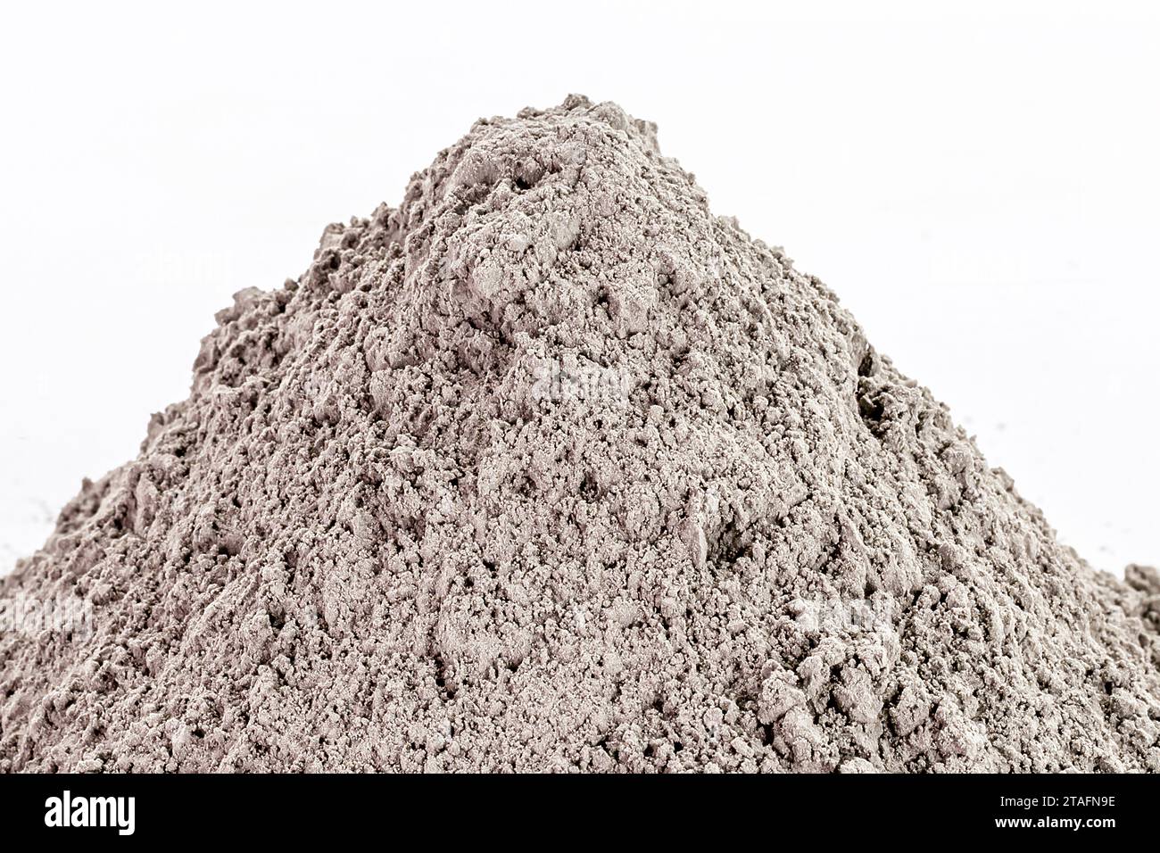 poudre de zinc, poudre colorée grise, oxyde utilisé dans l'industrie pharmaceutique Banque D'Images