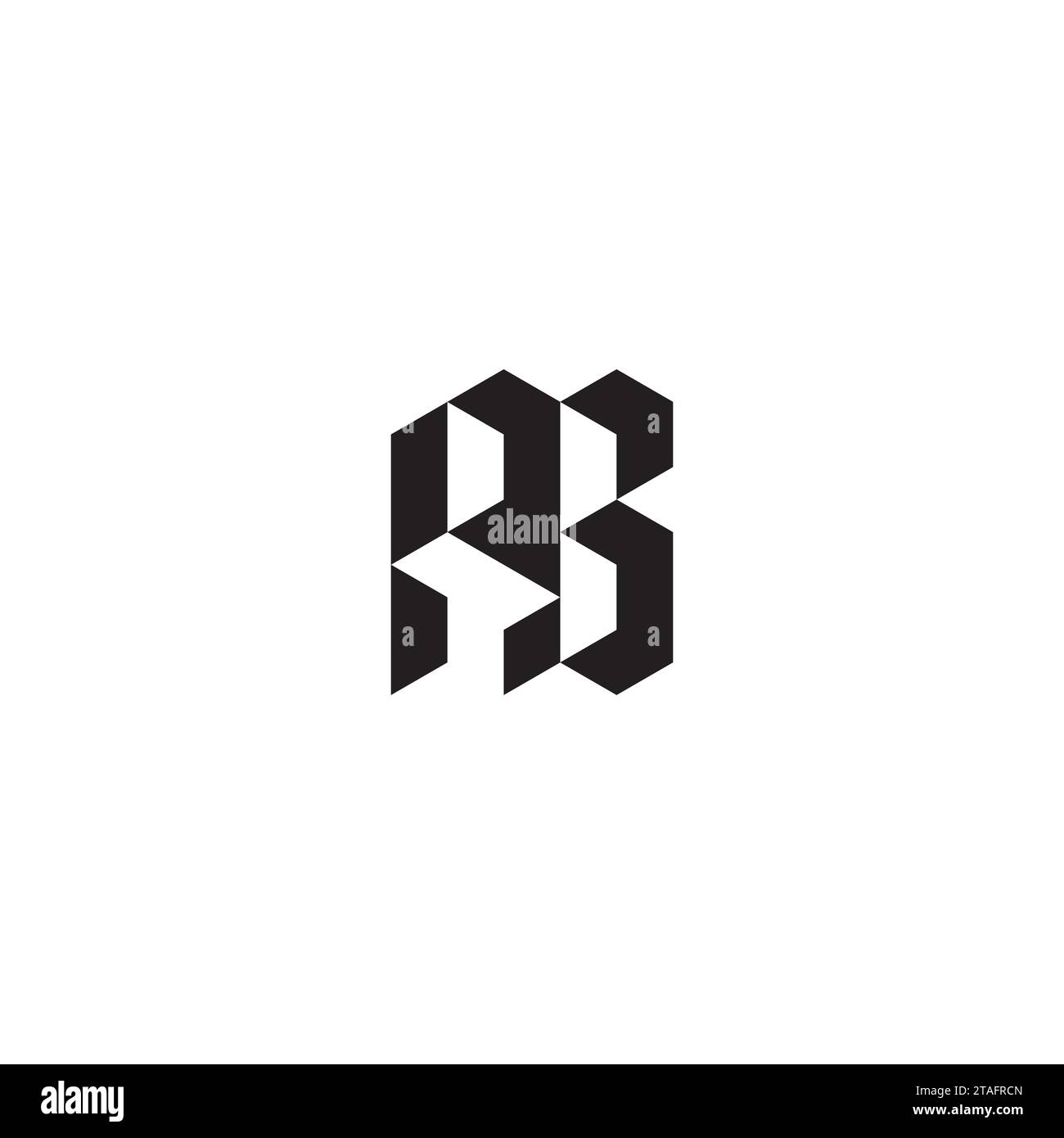 Lettres initiales du logo AB dans un design professionnel de haute qualité qui s'imprimeront bien sur tous les supports d'impression Illustration de Vecteur