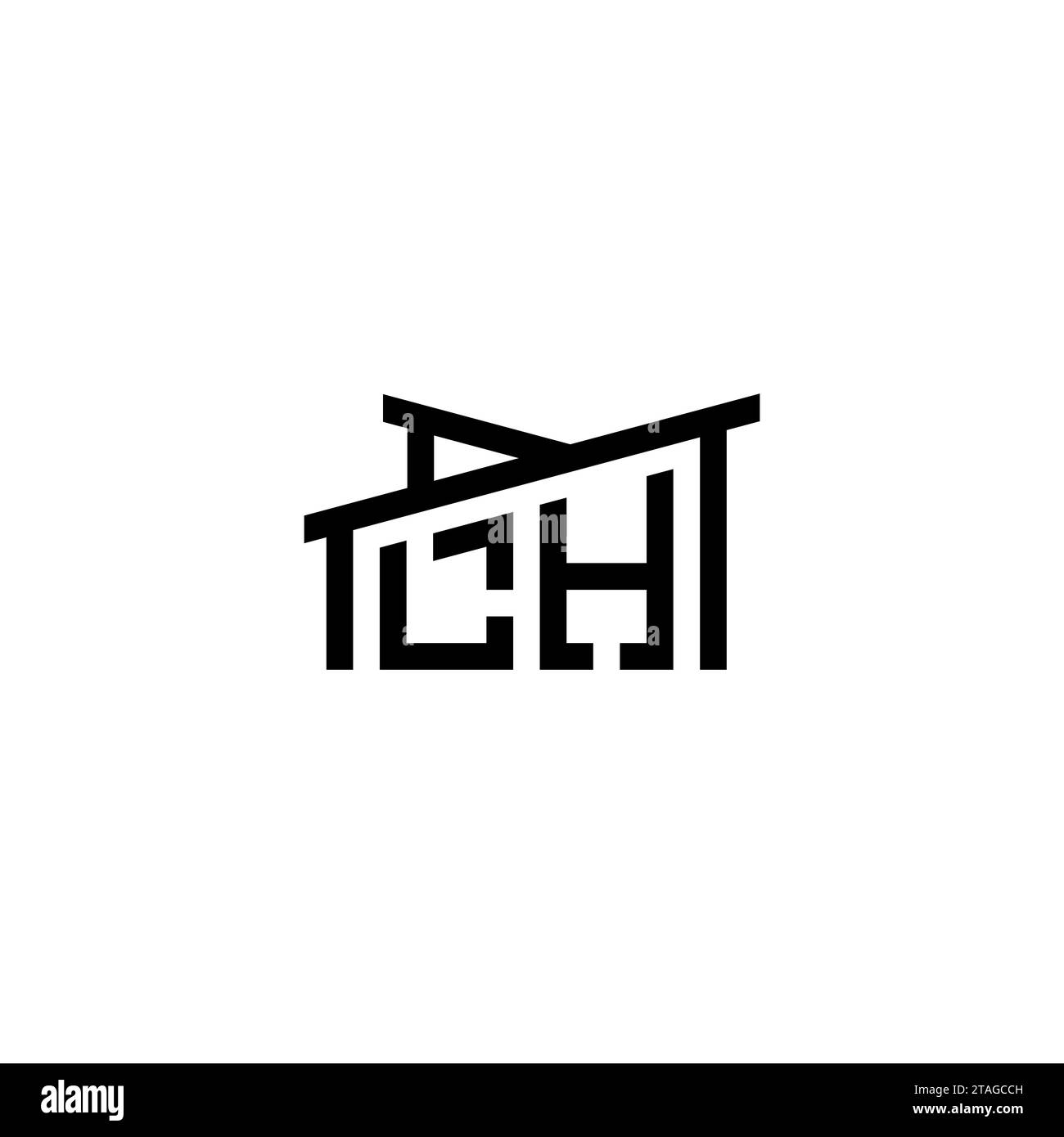 Lettre initiale LH dans le concept de logo Real Estate.eps lettre initiale LH dans le concept de logo Real Estate Illustration de Vecteur