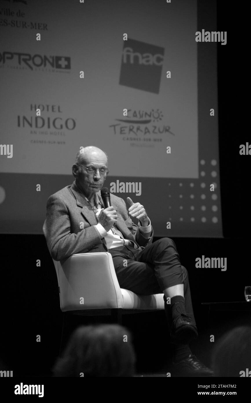 BORIS CYRULNIK assiste à une conférence à Cagnes sur Mer, France. Banque D'Images