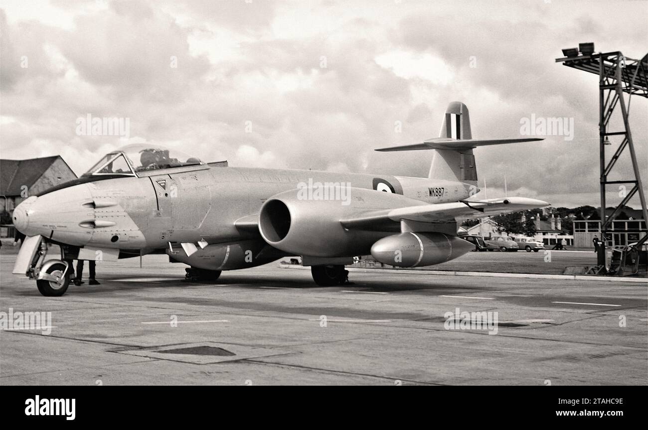 Avion - Gloster Meteor F. Mk.8 Banque D'Images