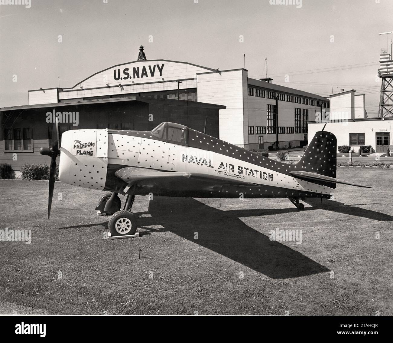 Avion - Grumman F6F-5 Oregon NAS peinture Banque D'Images