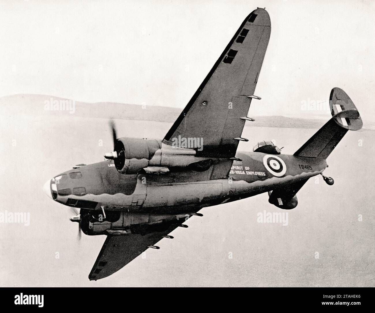 Avion - bombardier Lockheed Hudson Banque D'Images