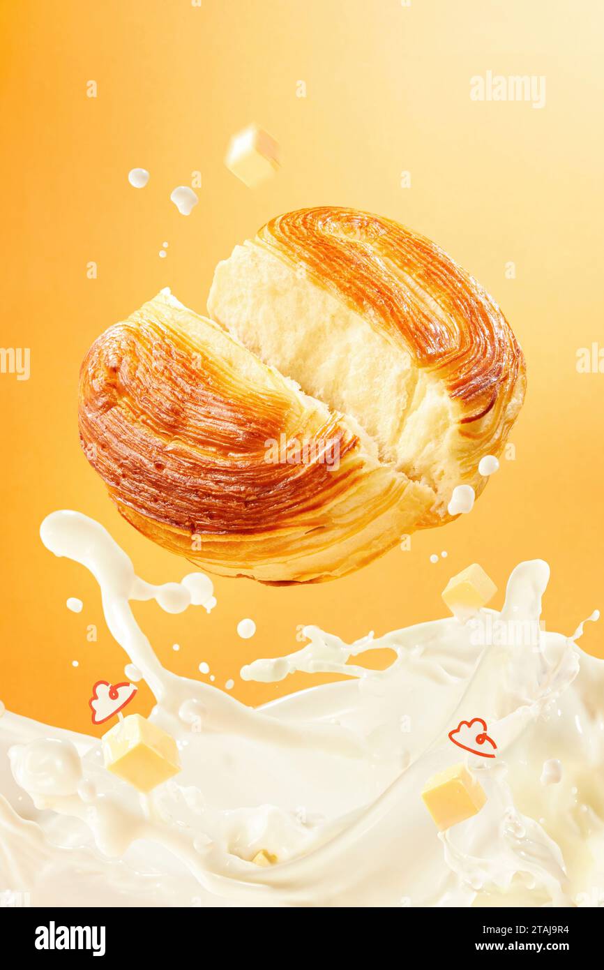 Photos de pain et gâteaux dans les restaurants, photos de haute qualité Banque D'Images Photos de pain et gâteaux dans les restaurants, photos de haute qualité Banque D'Images