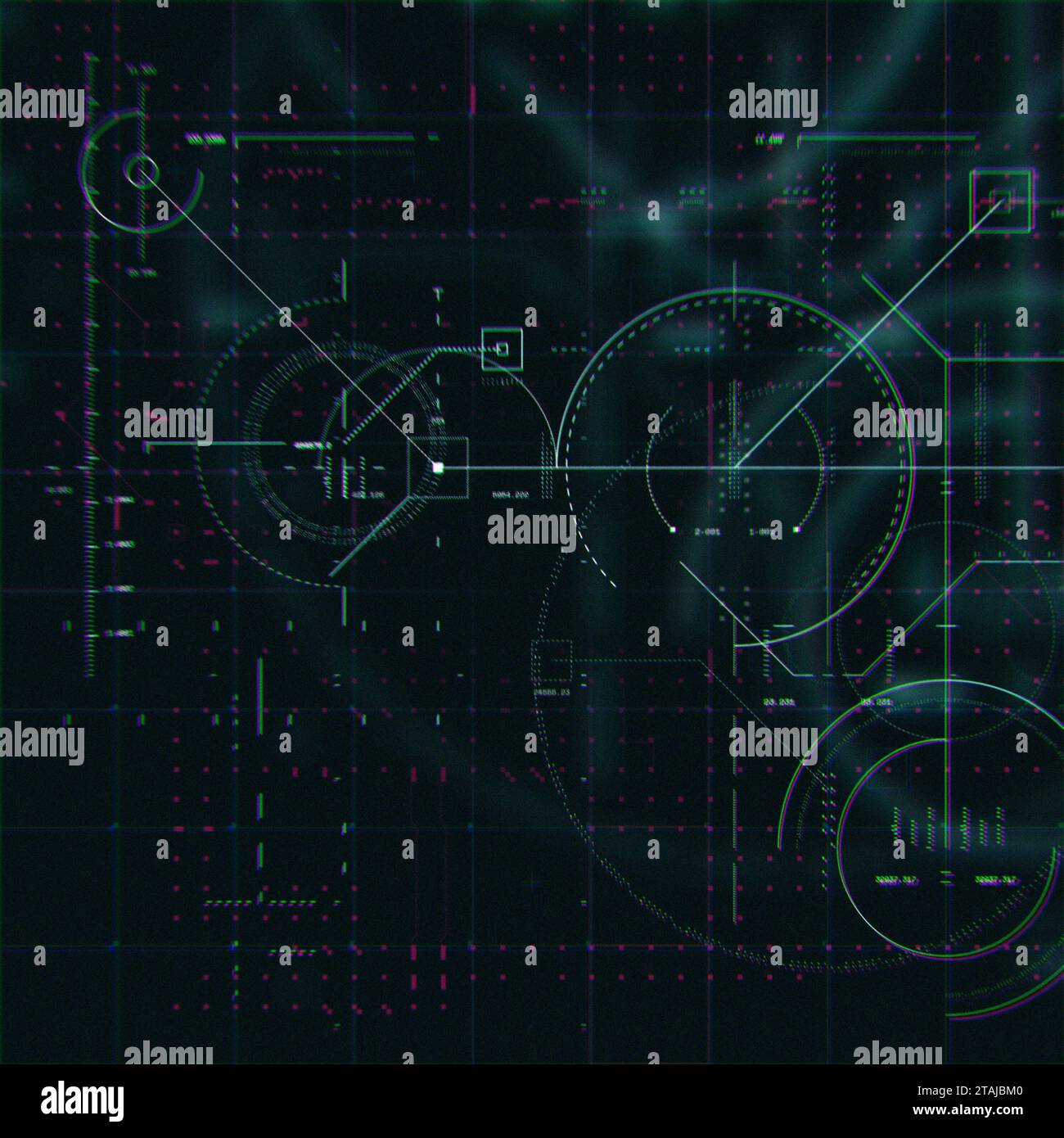 Abstrait bleu technologie, communication entreprise ou science fond sur fond noir. Banque D'Images