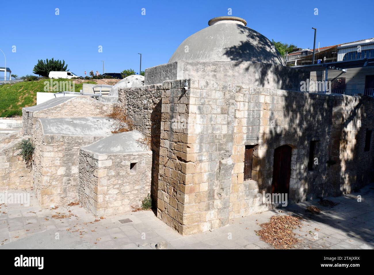 Paphos, Chypre - 02 octobre 2023 : hammam turc dans la partie de la vieille ville de la capitale européenne de la culture 2017 Banque D'Images