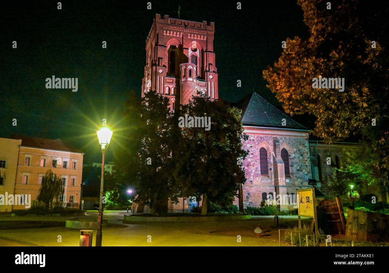 Stadtpfarrkirche St. Katharinen, Paul-Meyer-Straße, Schwedt, Landkreis Uckermark, Brandebourg, Deutschland Banque D'Images