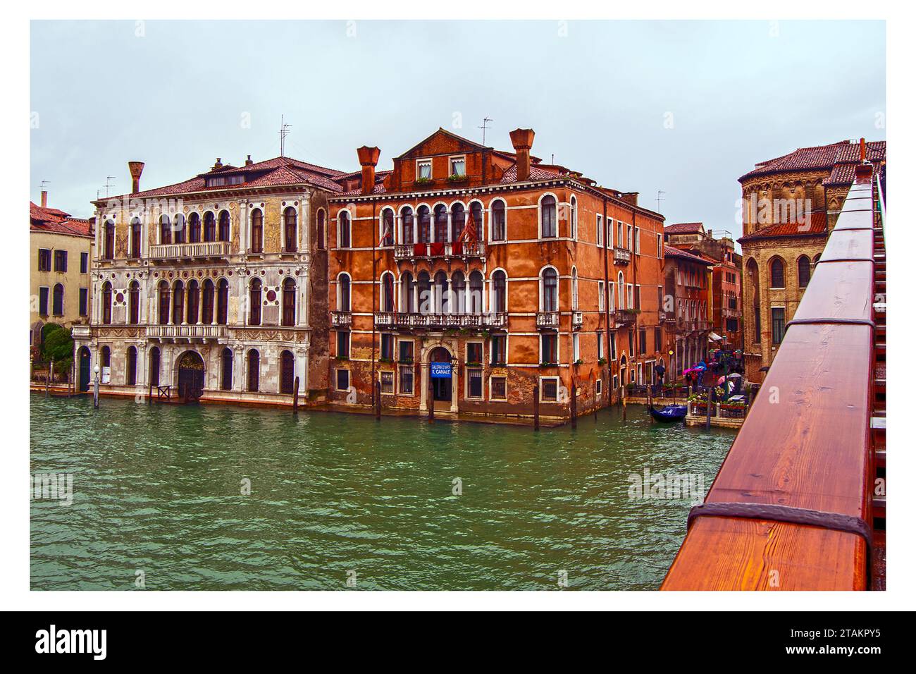 Le Grand Canal, Venise Banque D'Images