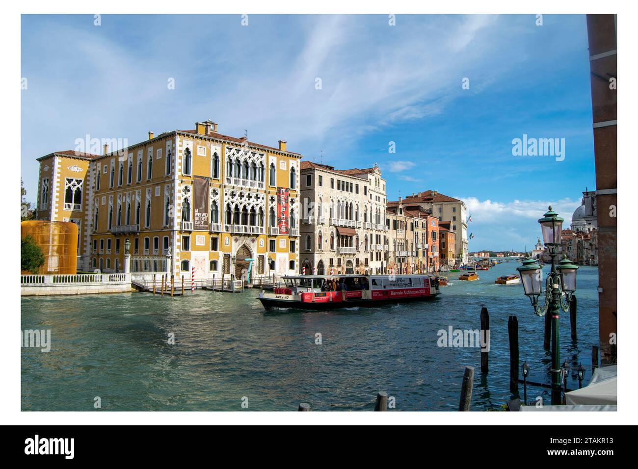 Le Grand Canal, Venise Banque D'Images