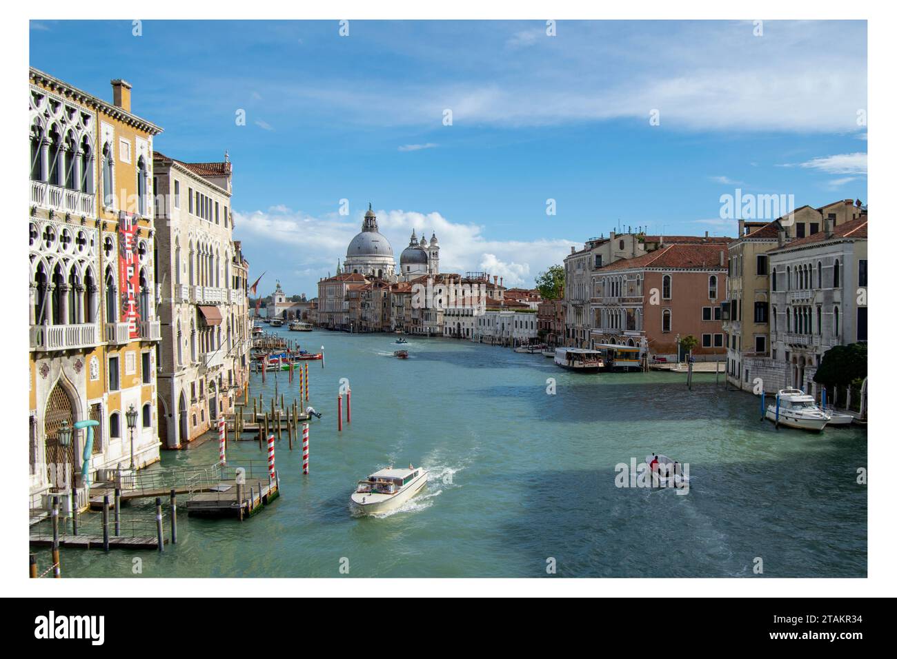 Le Grand Canal, Venise Banque D'Images