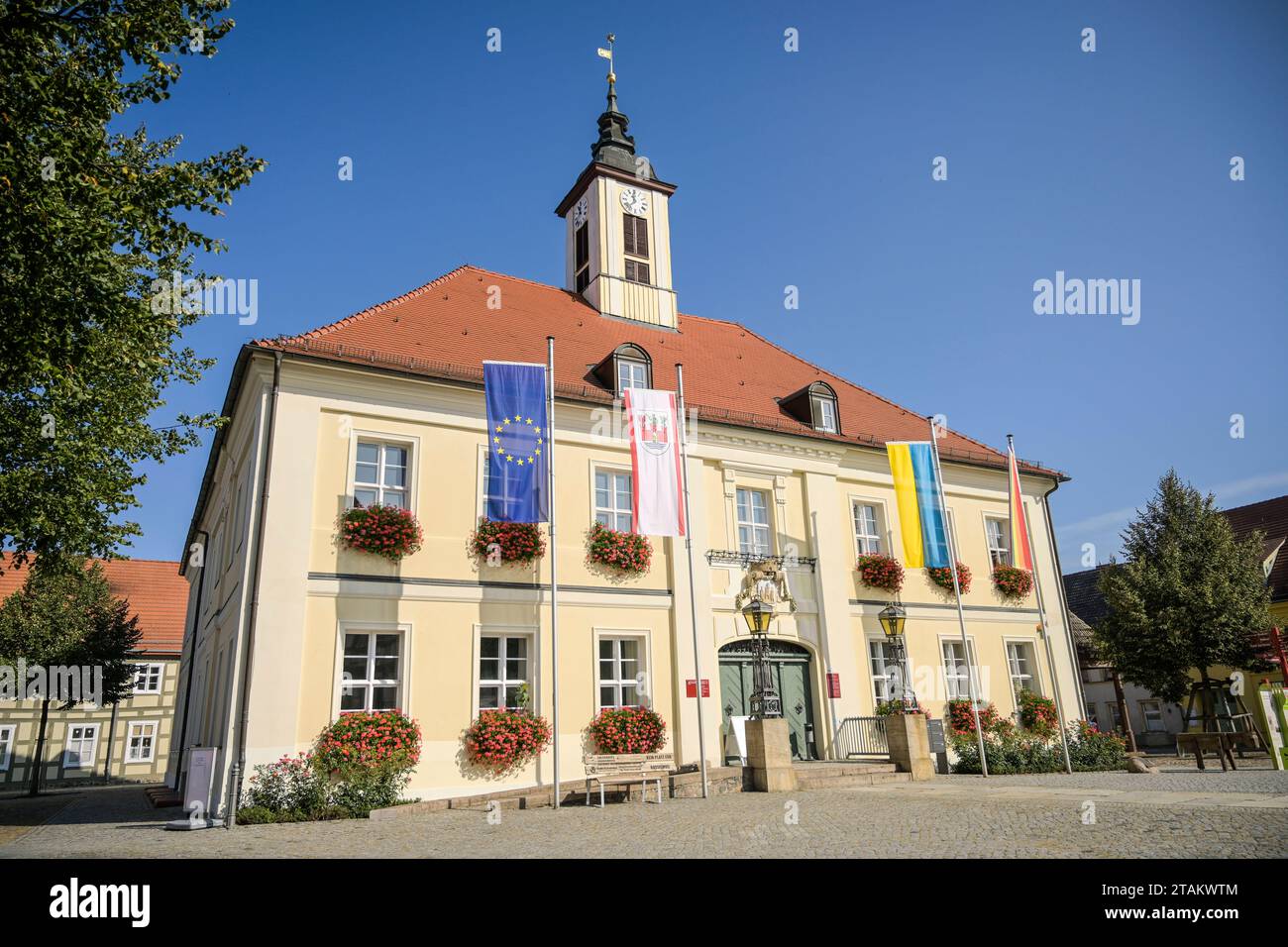 Altes Rathaus, Markt, Angermünde, Brandenburg, Deutschland *** ancien hôtel de ville, place du marché, Angermünde, Brandenburg, Allemagne crédit : Imago/Alamy Live News Banque D'Images