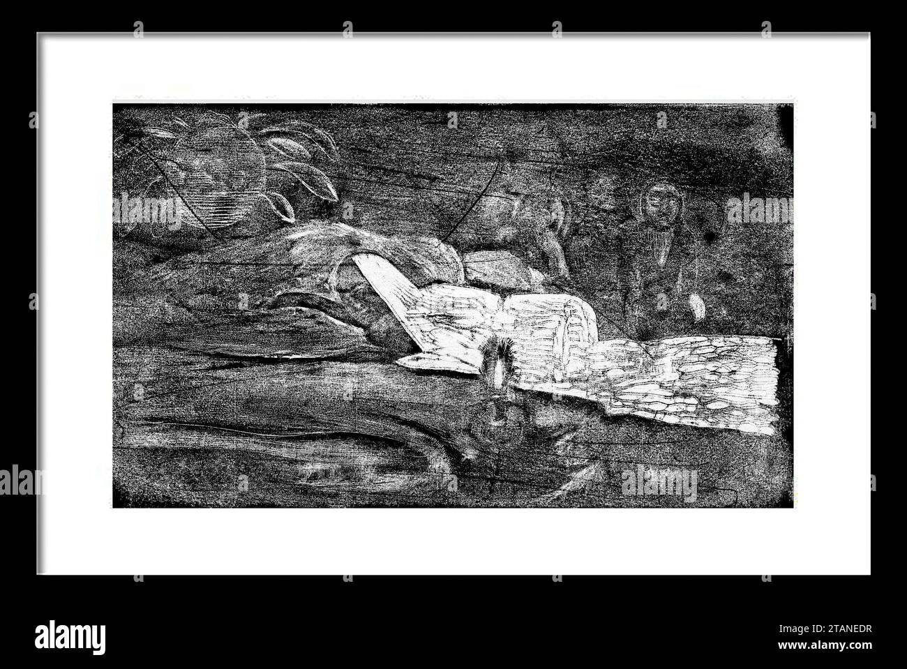 Te po te po Paul Gauguin. NOA Noa (île parfumée) suite de dix gravures sur bois. (Français, Paris 1848-1903 Atuona, Hiva OA, Îles Marquises) Date : 1893-1894. Banque D'Images