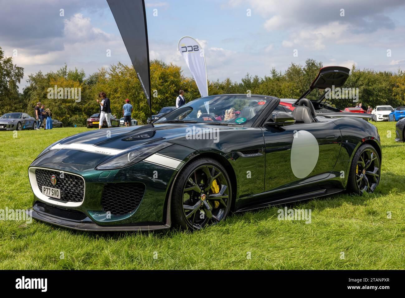 2015 Jaguar Project 7 F-Type, exposé au salon privé Concours d’Elégance qui s’est tenu au Palais de Blenheim. Banque D'Images