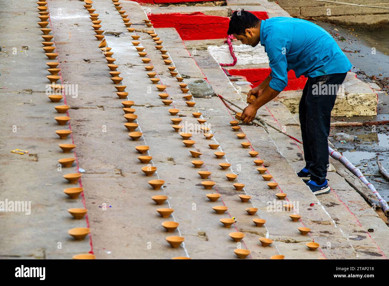 Fête du dev diwali à varanasi uttar pradesh inde Banque D'Images