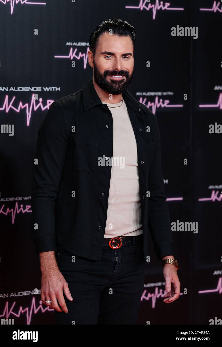 Londres, Royaume-Uni. 01 décembre 2023. Rylan Clark assiste à une audience avec Kylie au Royal Albert Hall de Londres. (Photo Brett Cove/SOPA Images/Sipa USA) crédit : SIPA USA/Alamy Live News Banque D'Images