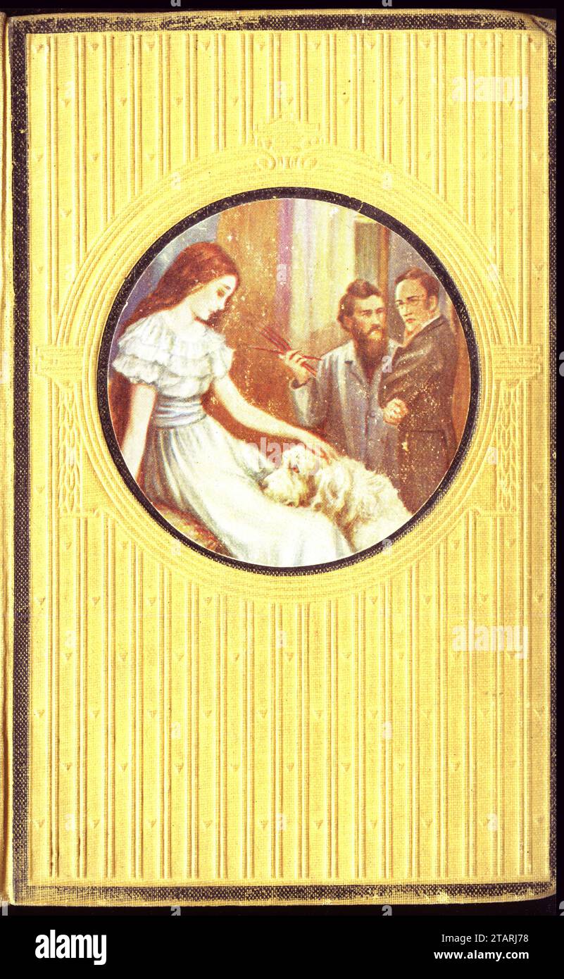 Couverture du livre Infelice par Augusta Evans Wilson, 1835-1909, auteur populaire des États-Unis Banque D'Images