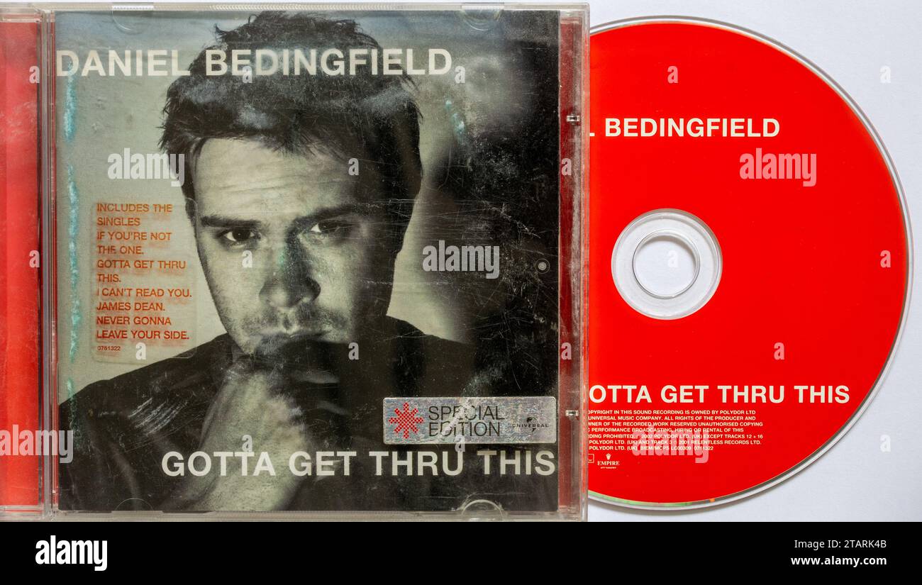 Daniel Bedingfield album Gotta Get Thru cet album sur disque compact ou CD Banque D'Images