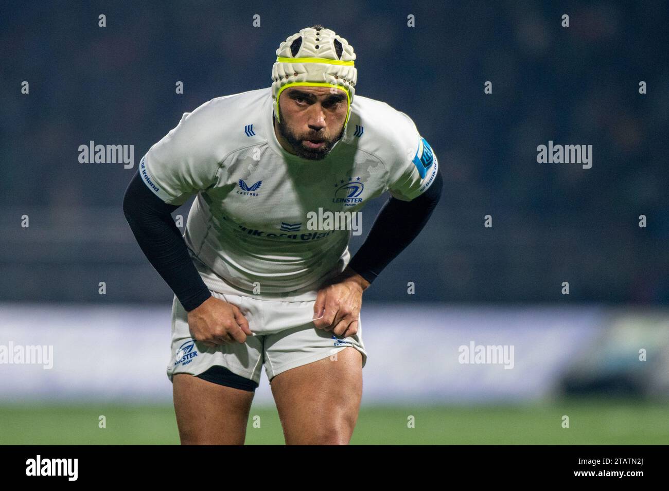 Galway, Irlande. 03 décembre 2023. Charlie Ngatai de Leinster lors du match de la ronde 7 du championnat de rugby Uni entre Connacht Rugby et Leinster Rugby au Sportsground à Galway, Irlande, le 2 décembre 2023 (photo par Andrew SURMA / crédit : SIPA USA/Alamy Live News Banque D'Images