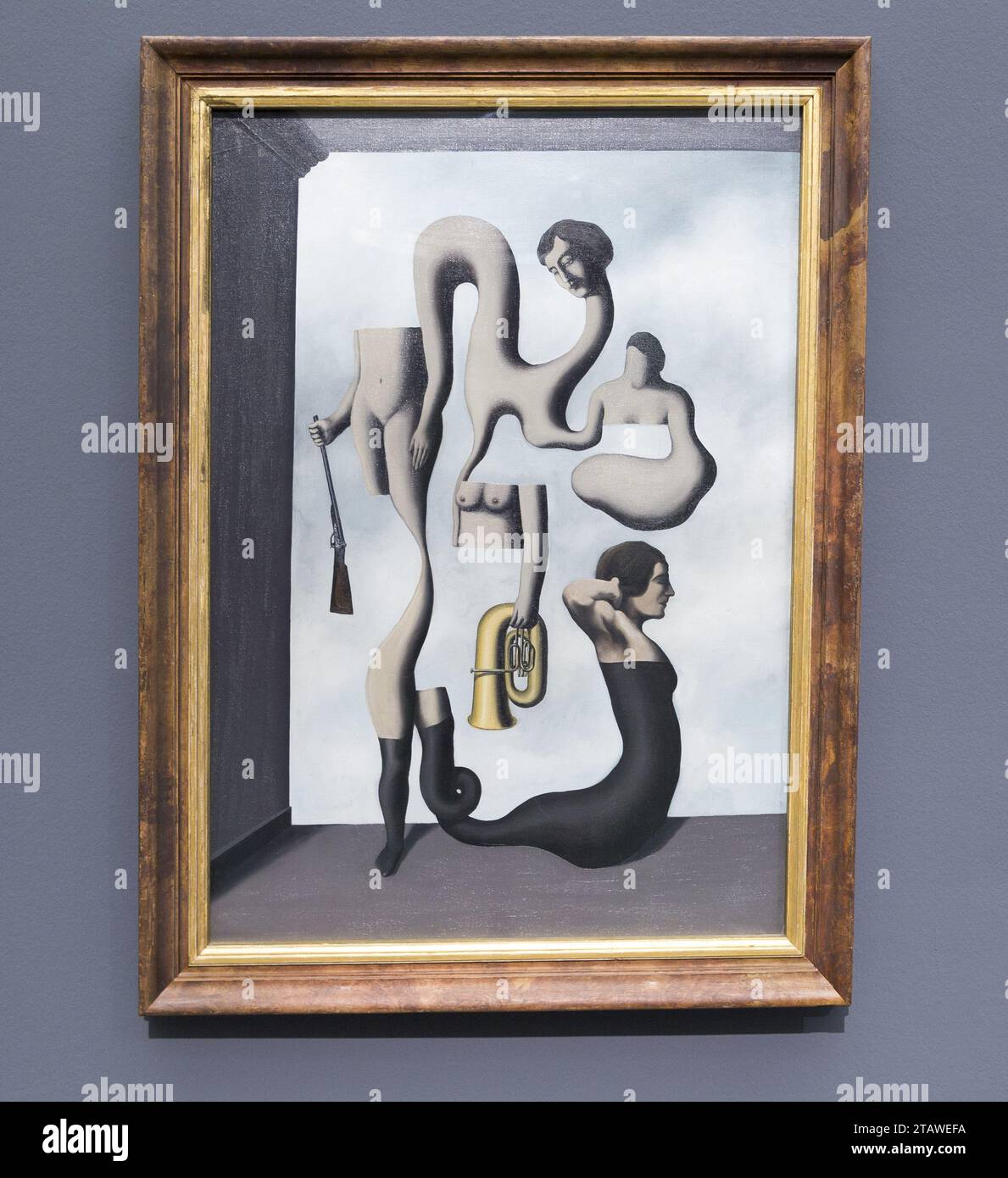 Peinture de René Magritte Banque D'Images