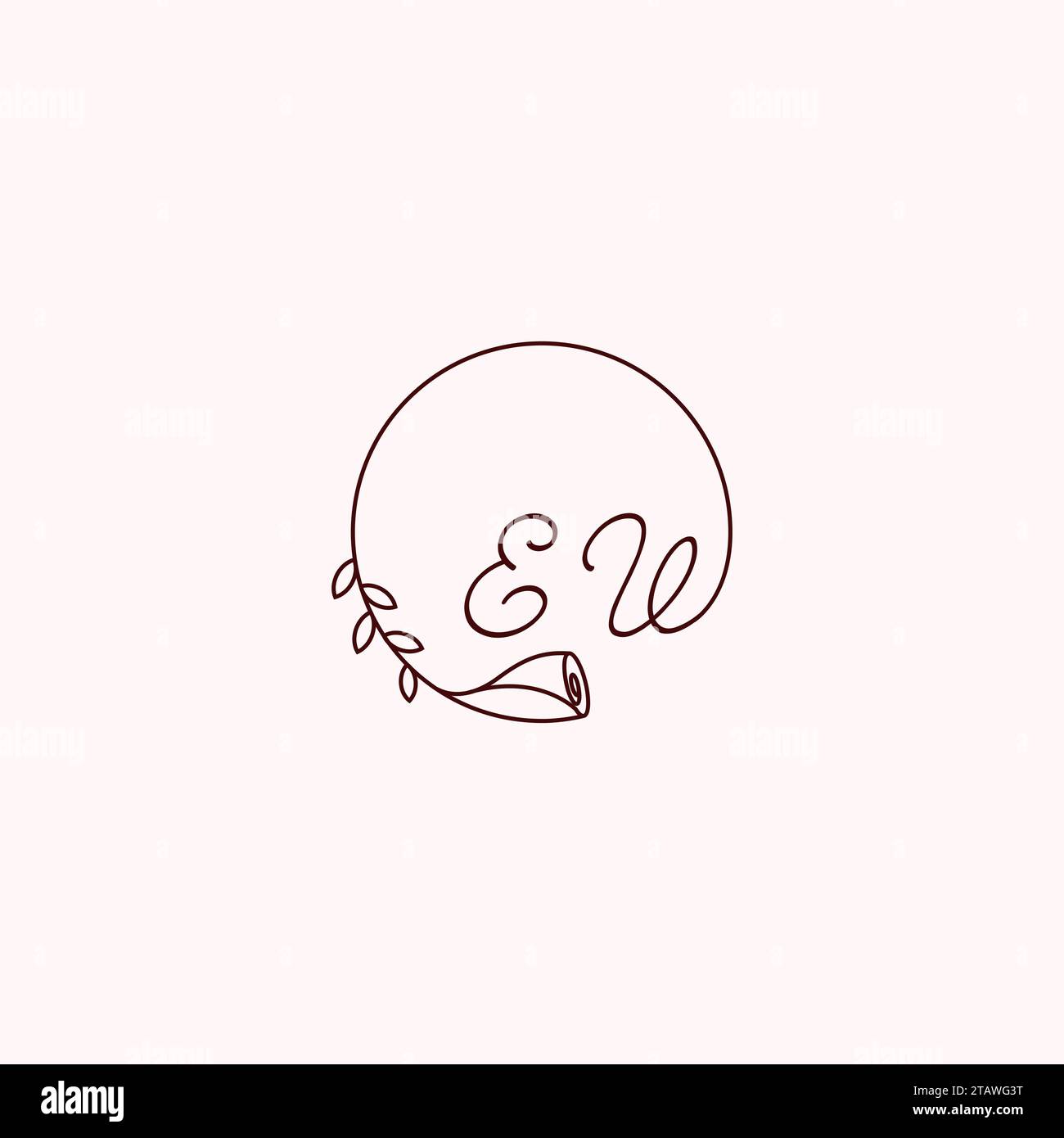 Lettres initiales du logo EV dans un design professionnel de haute qualité qui s'imprimera bien sur tous les supports d'impression Illustration de Vecteur