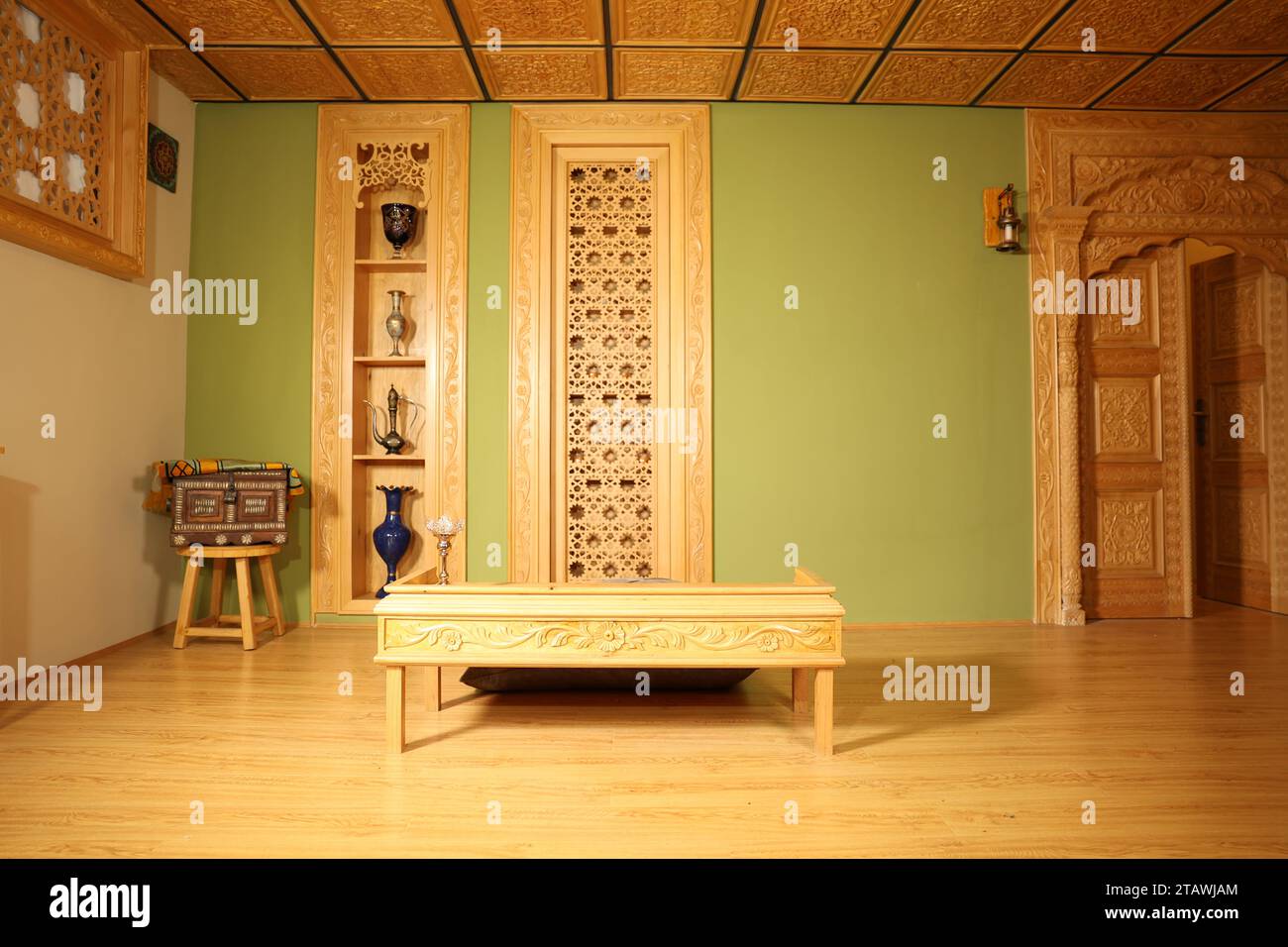 Scène de fond islamique | Studio islamique | fond islamique Banque D'Images