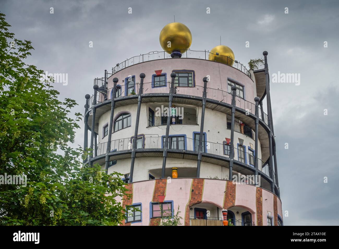 Grüne Zitadelle, Breiter Weg, Magdeburg, Sachsen-Anhalt, Deutschland Banque D'Images