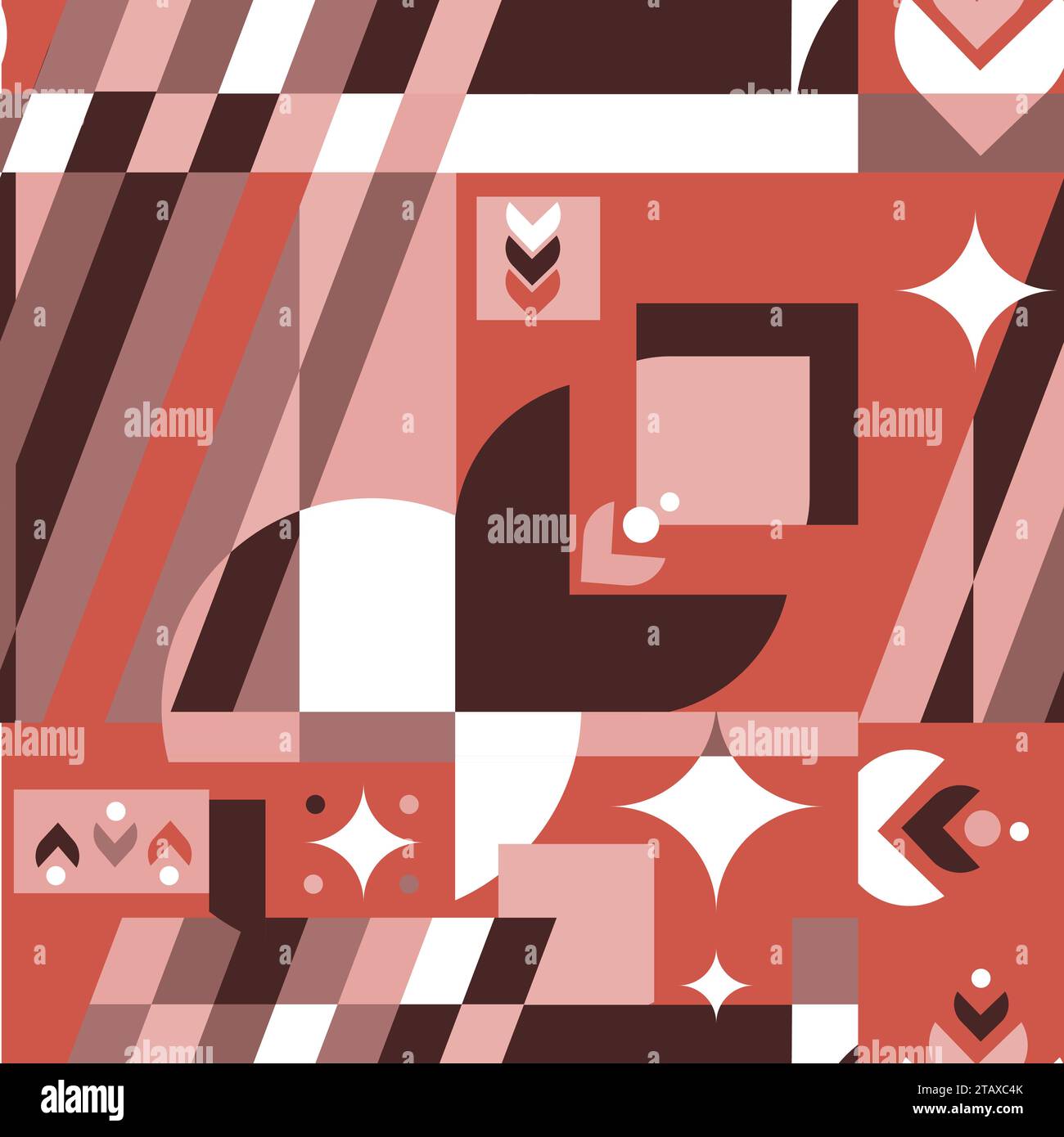 Motif sans couture abstrait géométrique dans le style néo GEO art. Fond géométrique vectoriel pour impression, papier peint, affiche, conception de couverture de carte. Modèle dynamique Illustration de Vecteur