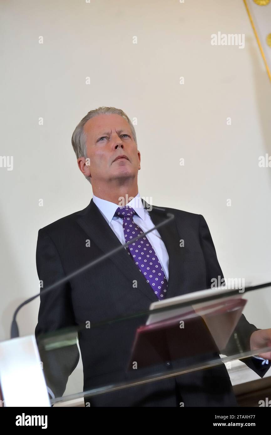 Vienne, Autriche. 18 novembre 2014. Reinhold Mitterlehner (ÖVP), vice-chancelier de la République d'Autriche de 2014 à 2017 Banque D'Images