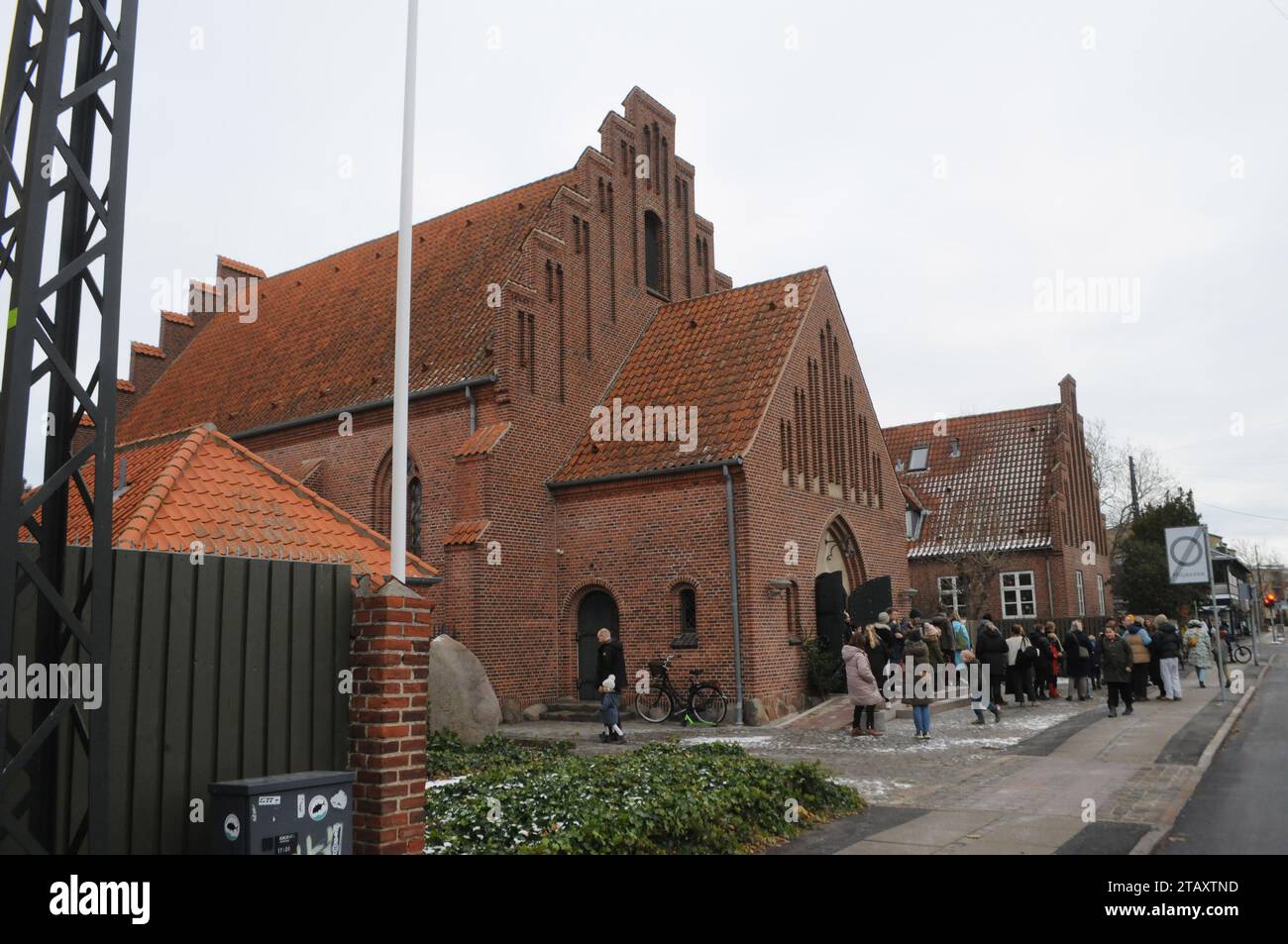 Copenhague, Danemark /03 décembre 2023/.Simon peters kirke memberavent église service du dimanche à forut dimanche avant le service de noël à Kastrup. (Photo.Francis Joseph Dean/Dean Pictures) Banque D'Images