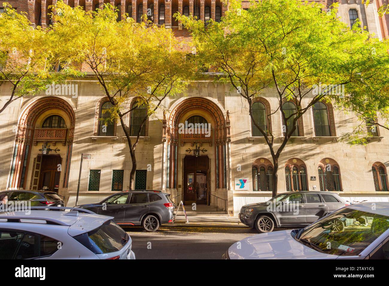 West Side YMCA Hostel, W63rd Street, New York City, N.Y.C, N.y, États-Unis d'Amérique, États-Unis d'Amérique Banque D'Images