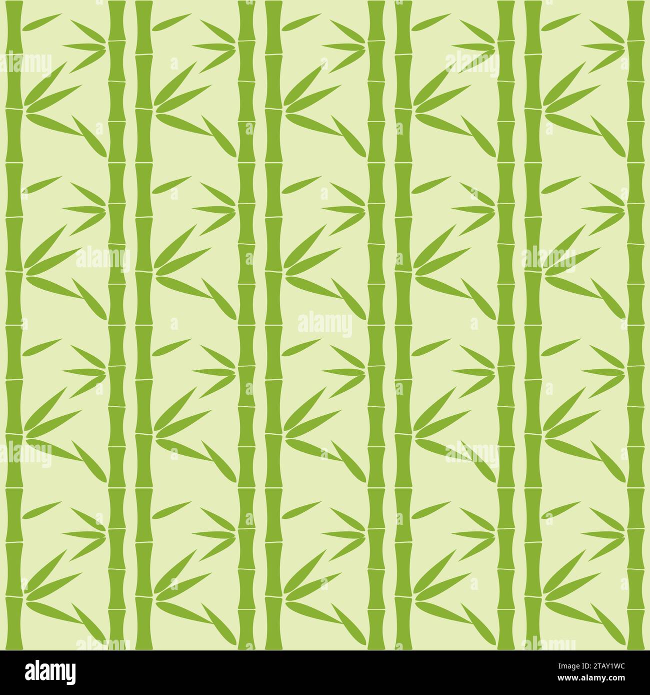 Bamboo Pattern vert Tropical Seamless nature. Illustration vectorielle. Illustration de Vecteur