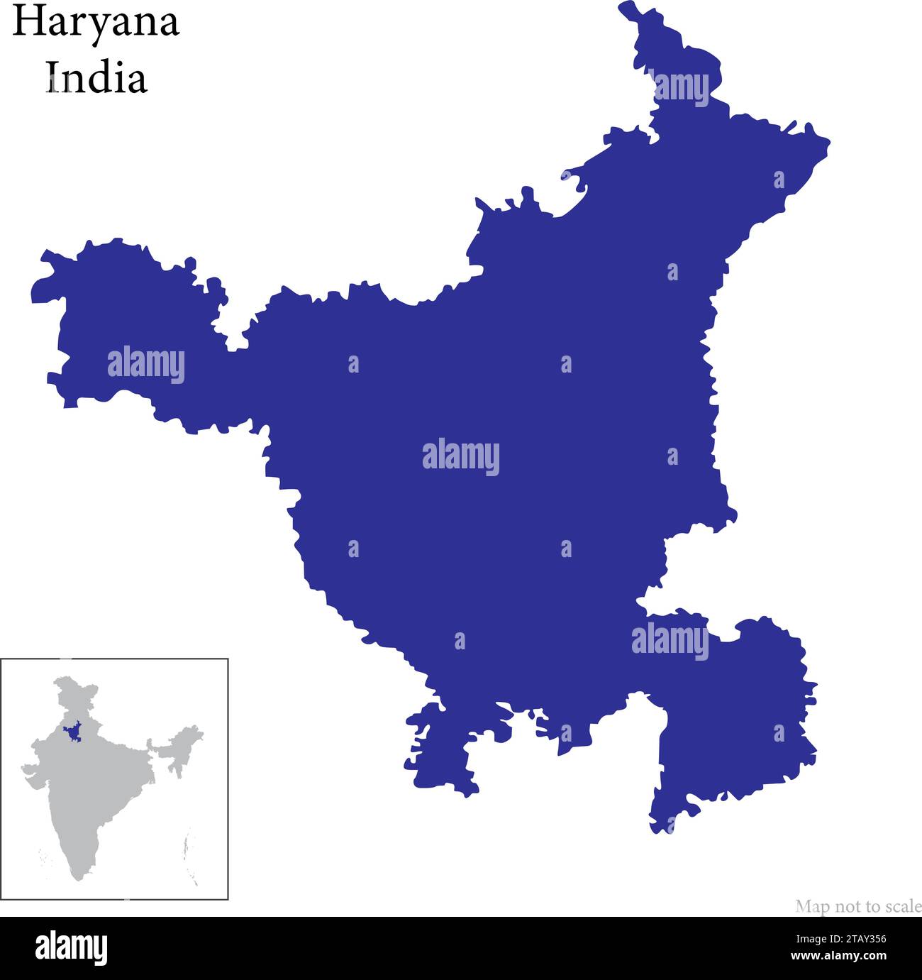 Vecteur de carte de l'état indien Andhra Pradesh , carte Andhra Pradesh Illustration de Vecteur