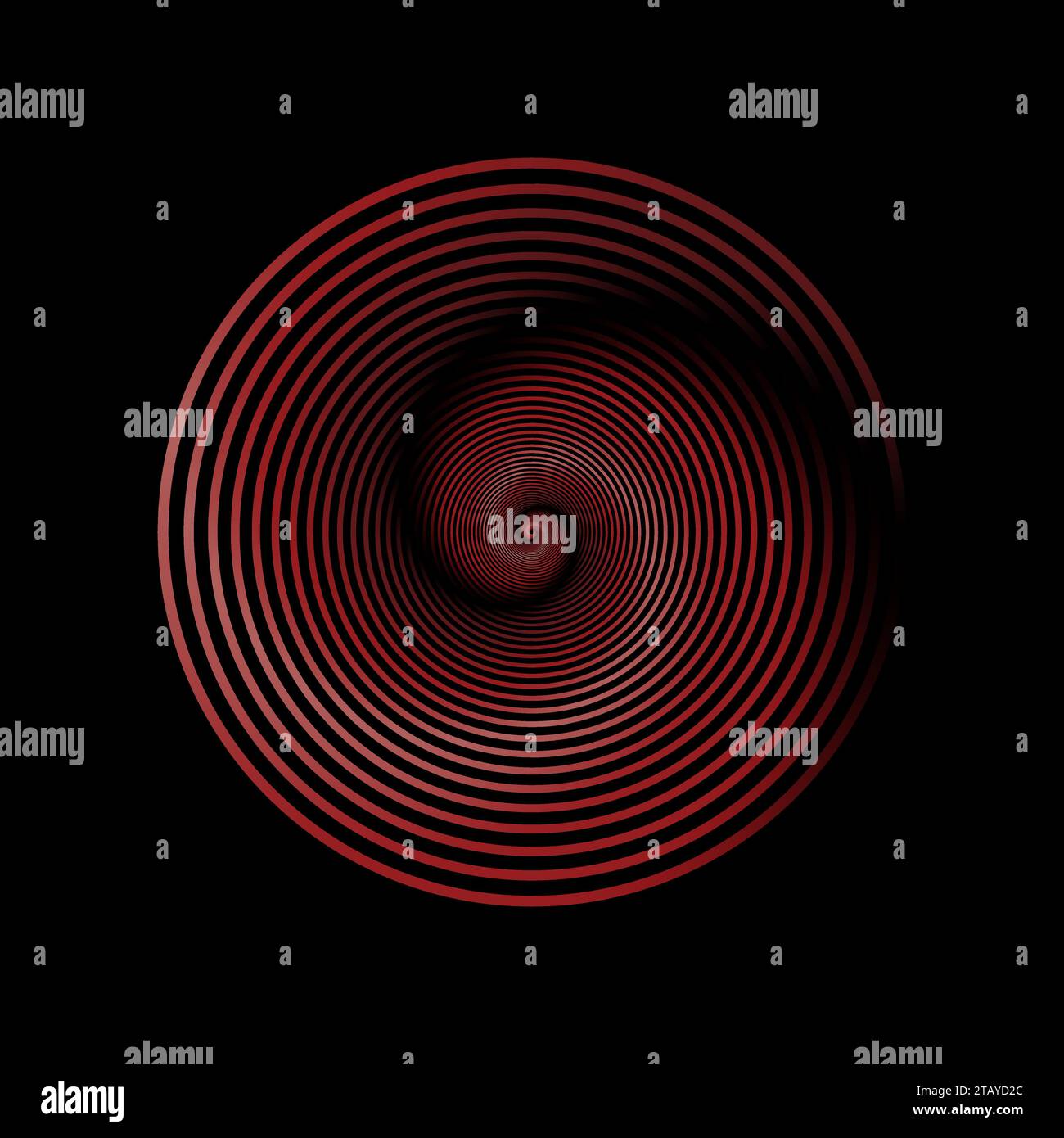 illustration vectorielle de vortex spirale rouge Illustration de Vecteur