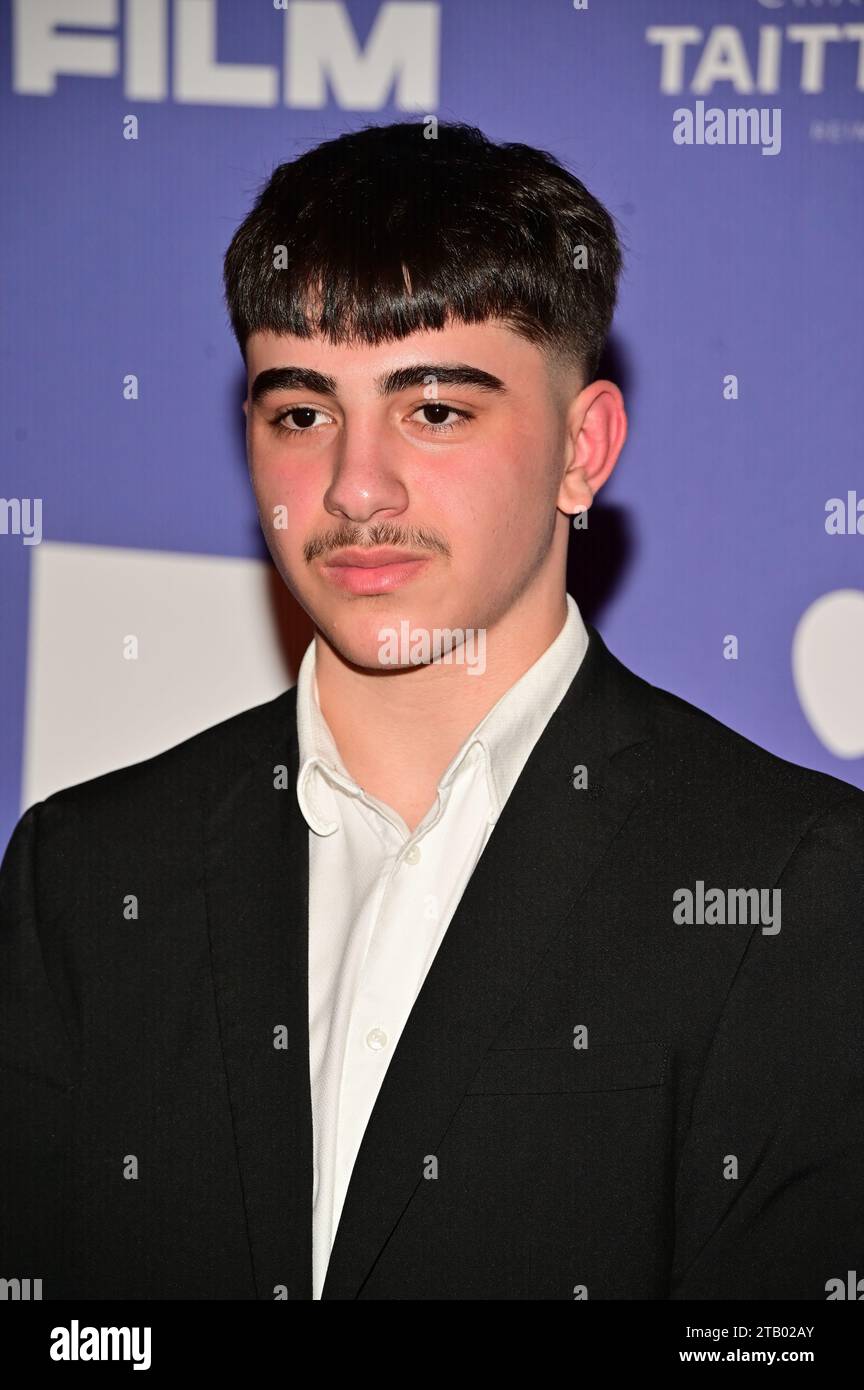 Londres, Royaume-Uni. 3 décembre 2023. Alin Uzun participe au 26e British Independent film Awards 2023 à Old Billingsgate, Londres, Royaume-Uni. Crédit : Voir Li/Picture Capital/Alamy Live News Banque D'Images