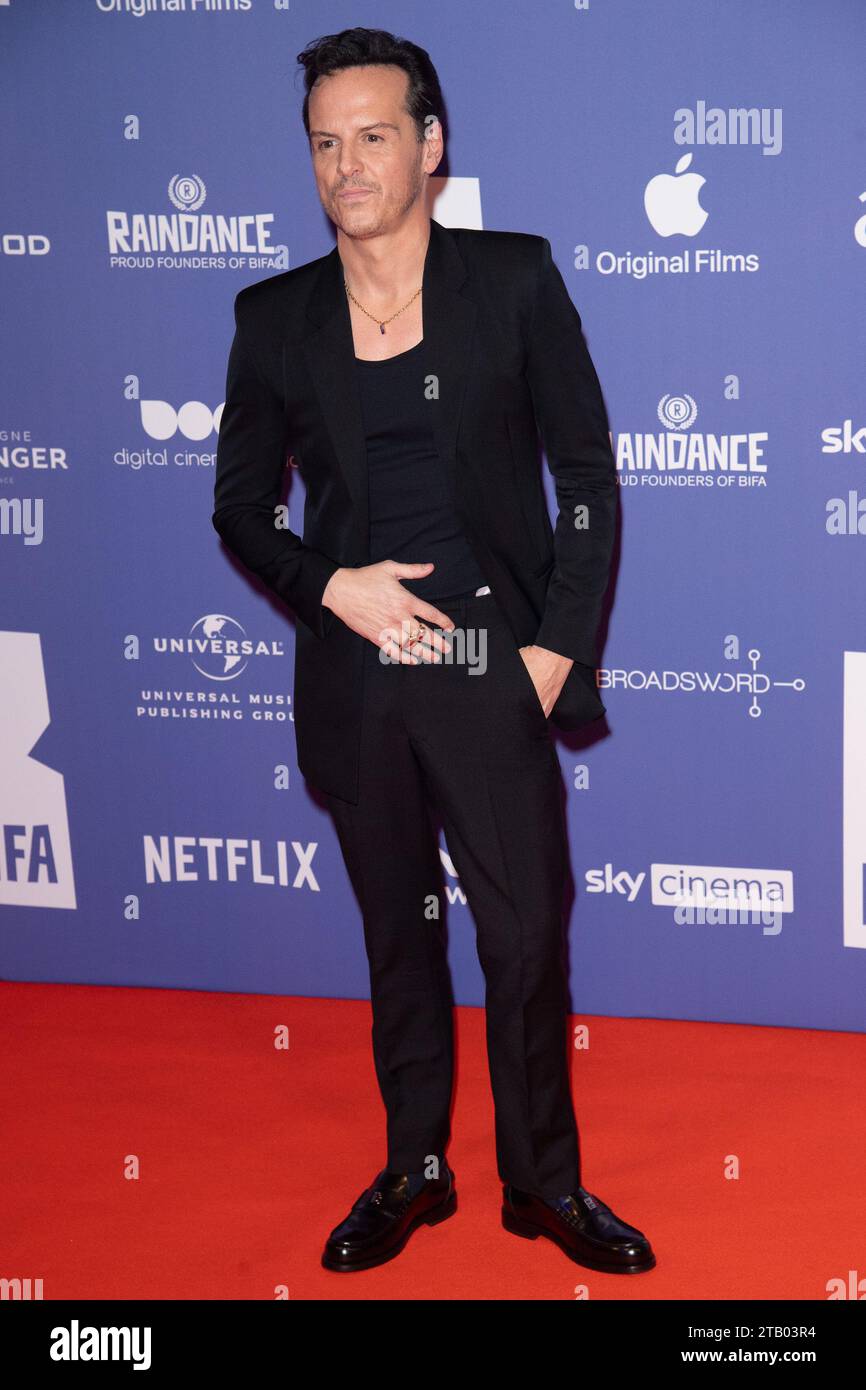 Londres, Royaume-Uni. 03 décembre 2023. Photo : Andrew Scott participe au 26e British Independent film Awards (BIFA). Crédit : Justin ng/Alamy Live News Banque D'Images