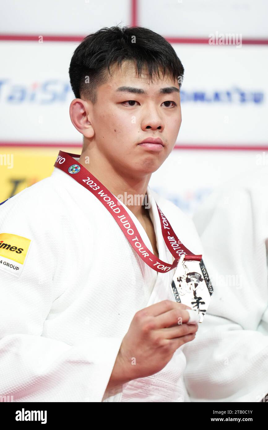 Tokyo, Japon. 3 décembre 2023. Dota Arai (JPN) Judo : IJF Grand Chelem Tokyo 2023 International Judo Tournament 100kg cérémonie de remise des prix au Tokyo Metropolitan Gymnasium à Tokyo, Japon . Crédit : AFLO SPORT/Alamy Live News Banque D'Images