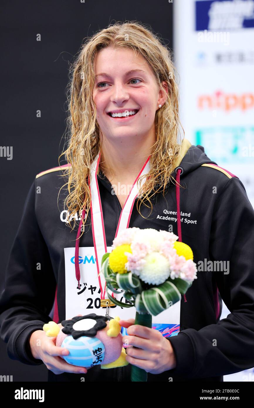 Centre aquatique de Tokyo, Tokyo, Japon. 3 décembre 2023. Matilda Smith (AUS), le 3 DÉCEMBRE 2023 - natation : Japan Open 2023 cérémonie de remise du prix du 200m Breaststroke au Tokyo Aquatics Centre, Tokyo, Japon. Crédit : Naoki Nishimura/AFLO SPORT/Alamy Live News Banque D'Images