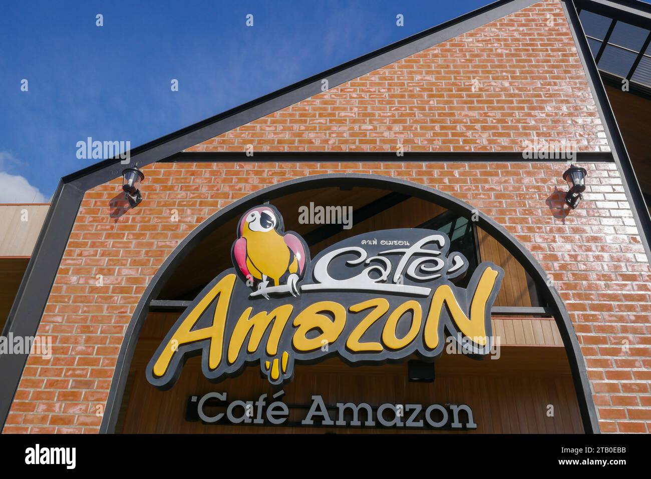 Roi et, Thaïlande Nov 14, 2023 Cafe Amazon sur Nov 14, 2023 à Cafe