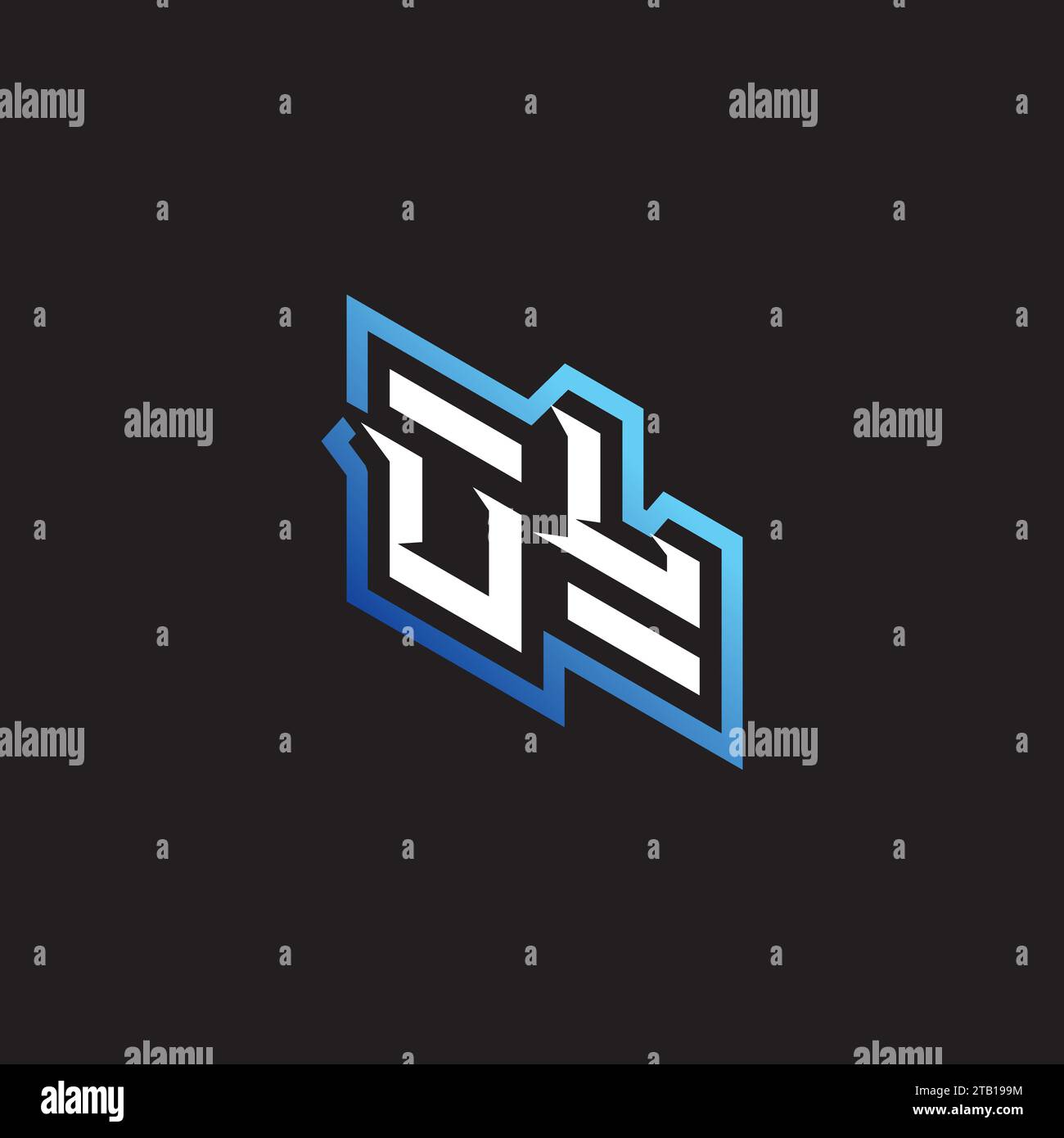 Équipe de jeu initiale UL, youtube, twitch et clipart logo d'illustration stock Illustration de Vecteur