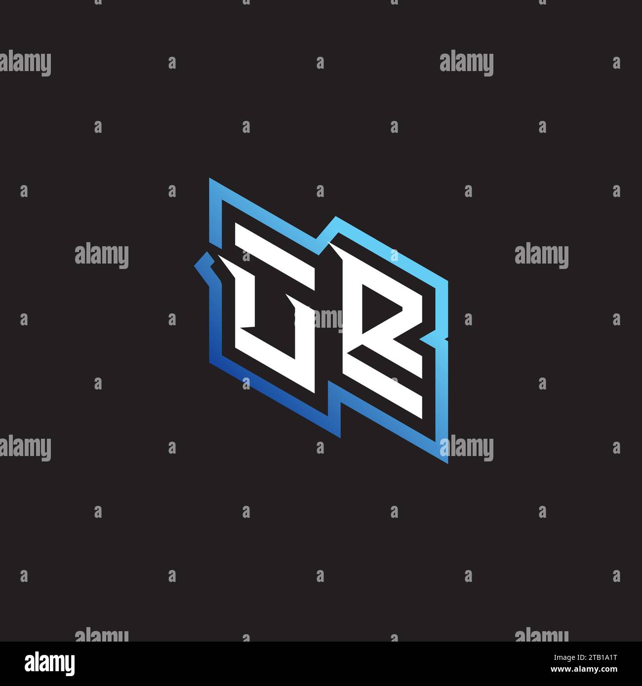 UR équipe de jeu initiale, youtube, twitch et clipart logo d'illustration stock Illustration de Vecteur